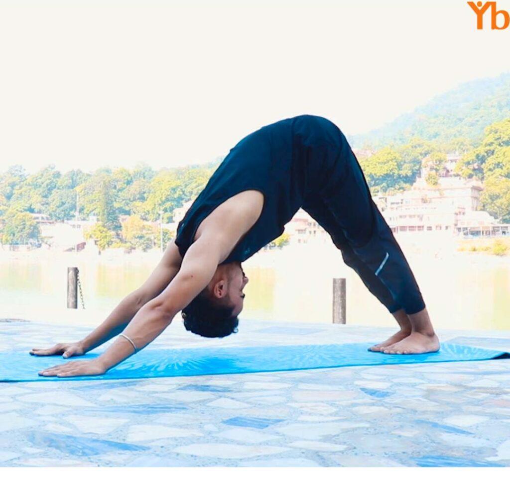 Yogisbazaar's yoga trainer performing mountain pose